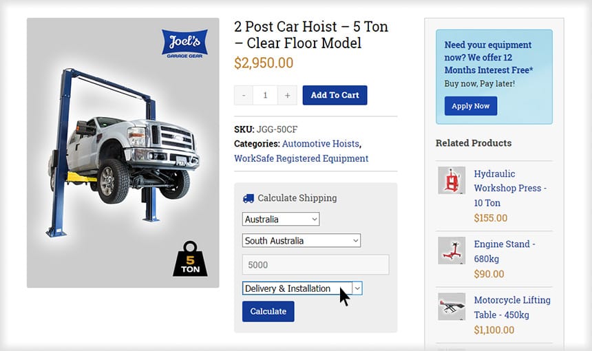 Hoist Installation Adelaide