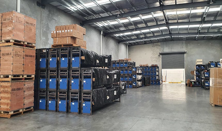 2 Post Hoists Australia Warehouse