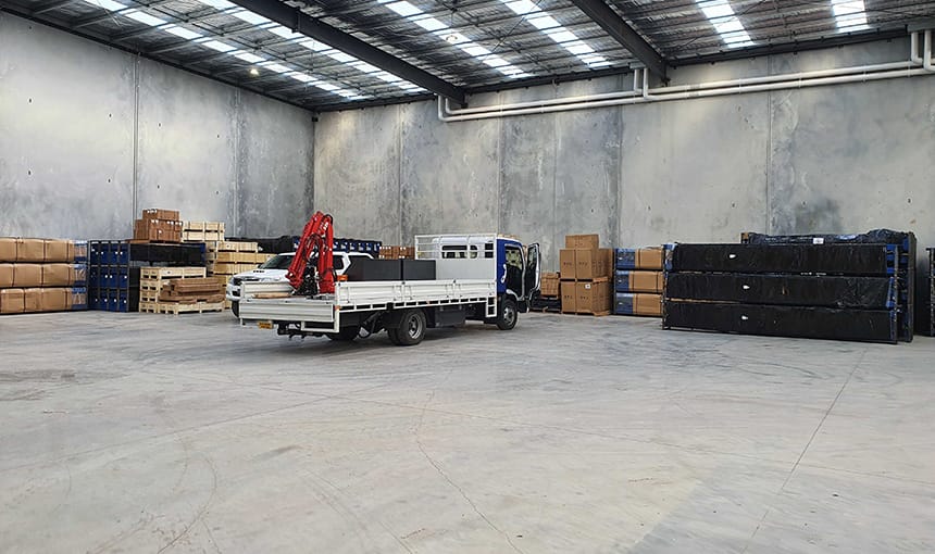 Truganina Warehouse Inside