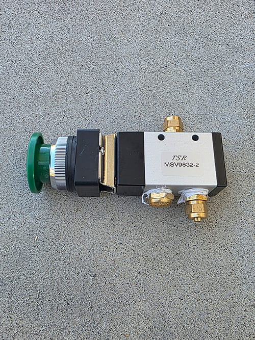 4 Post Hoist Pneumatic Lock Release Switch