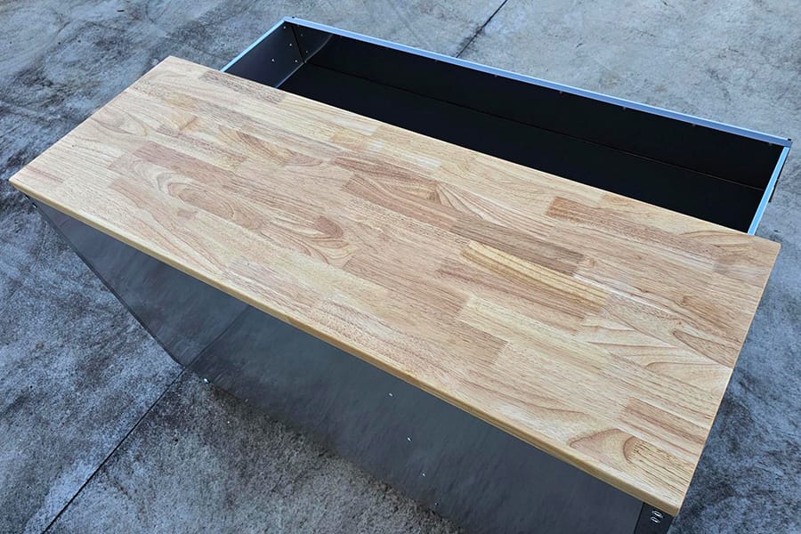 55" Stainless Workbench Tool Trolley