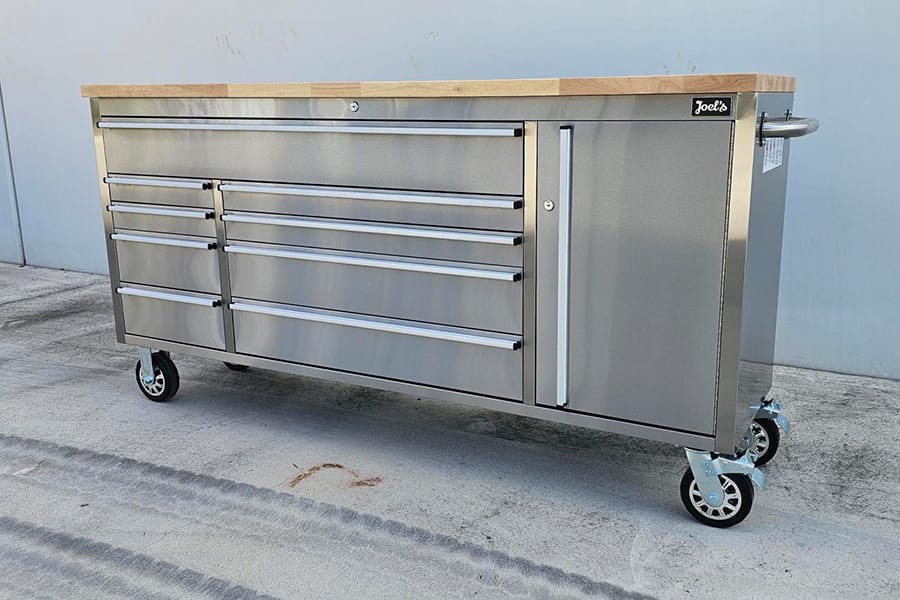 72″ Stainless Workbench Tool Trolley