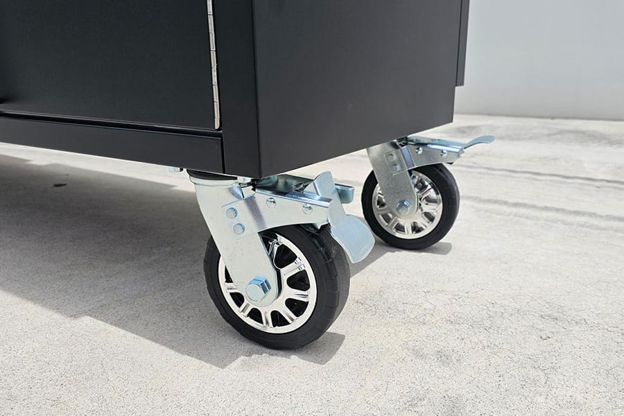 72″ Black Mobile Toolbox Workstation