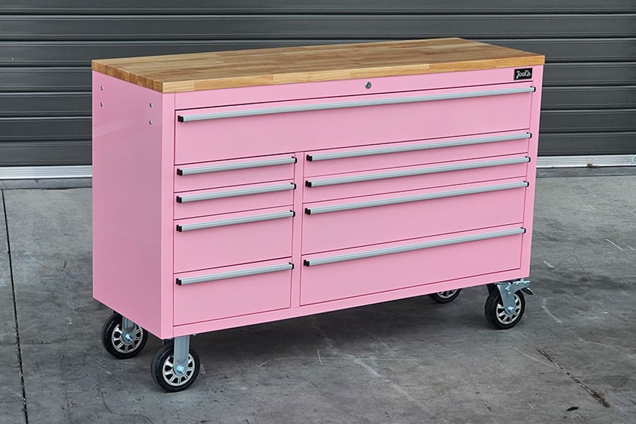 55" Pink Tool Toolbox
