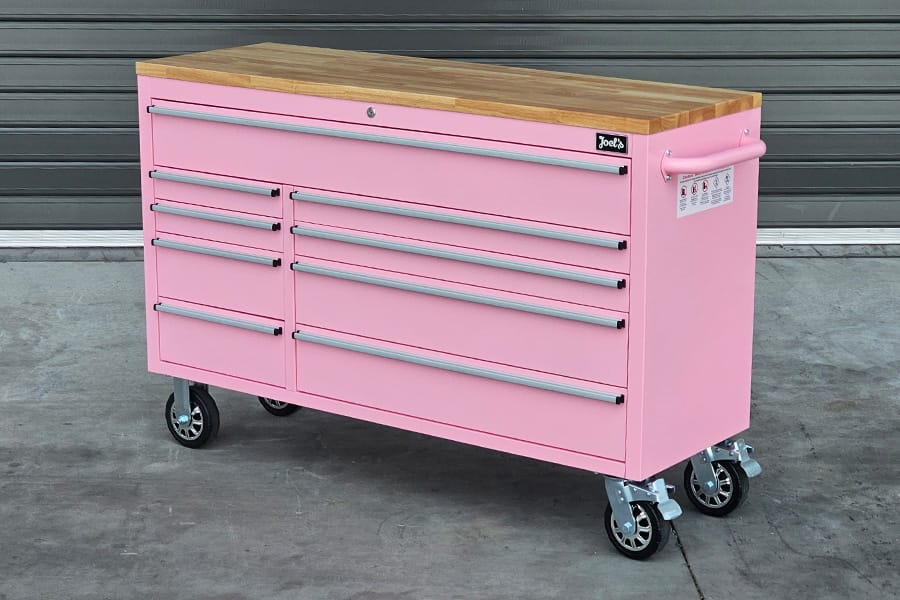 55" Pink Tool Toolbox