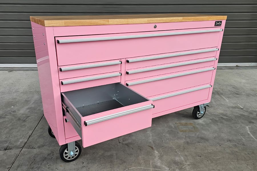 55" Pink Tool Toolbox