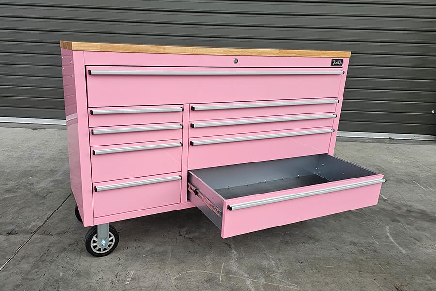 55" Pink Tool Toolbox