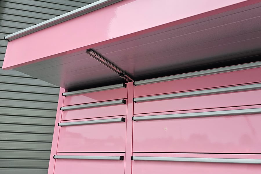 55" Pink Tool Toolbox