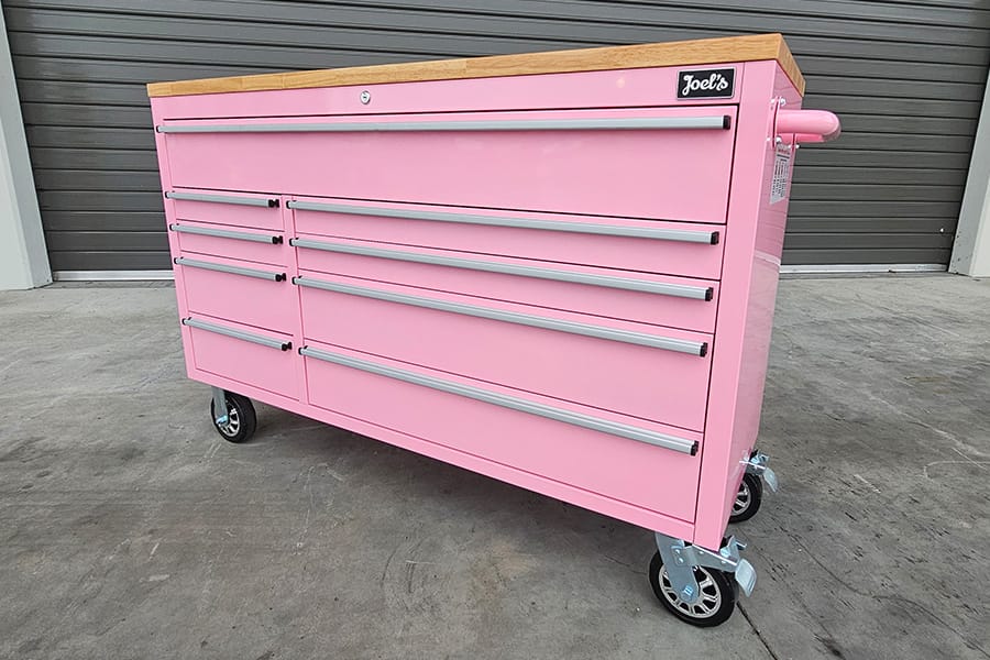 55" Pink Tool Toolbox