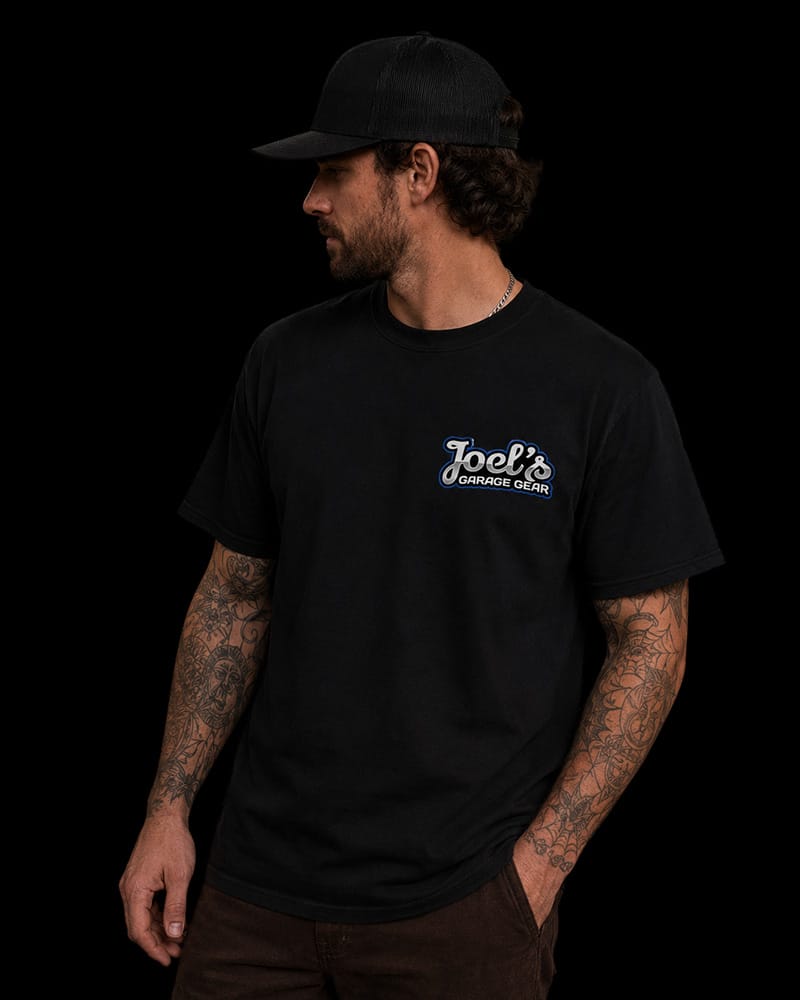 Joel's Garage Gear Black T-Shirt