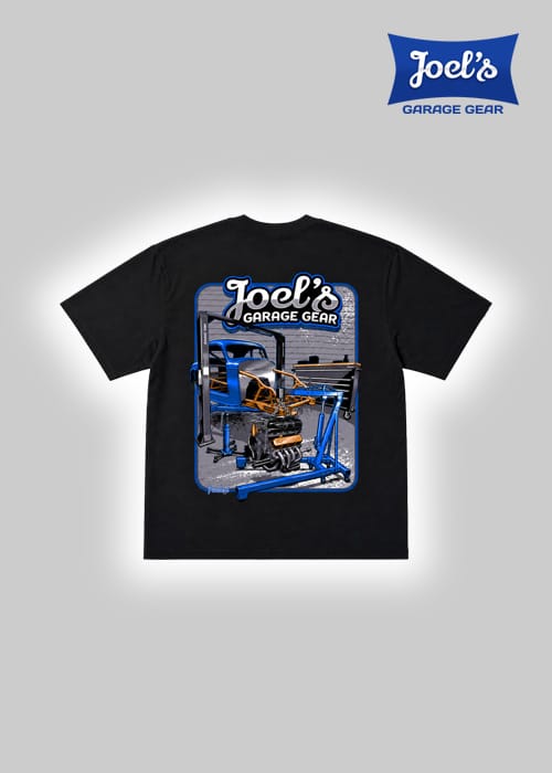 Joel’s Garage Gear Black T-Shirt
