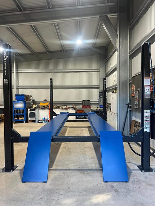 4 Post Hoist Extra Long & High