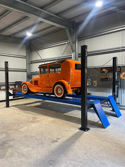4 Post Hoist Extra Long & High