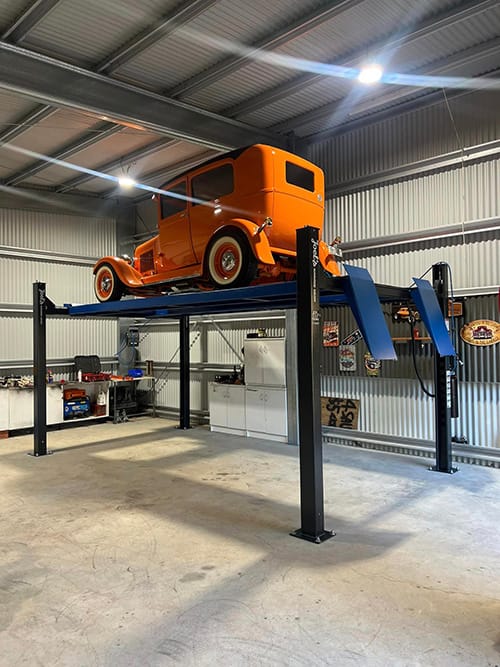 4 Post Hoist Extra Long & High