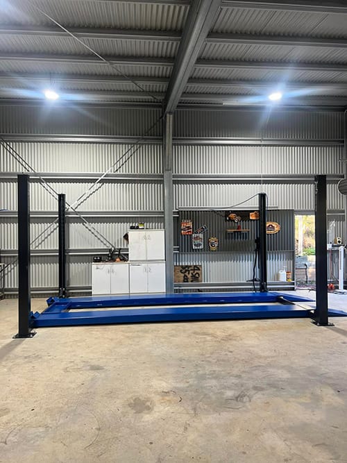 4 Post Hoist Extra Long & High