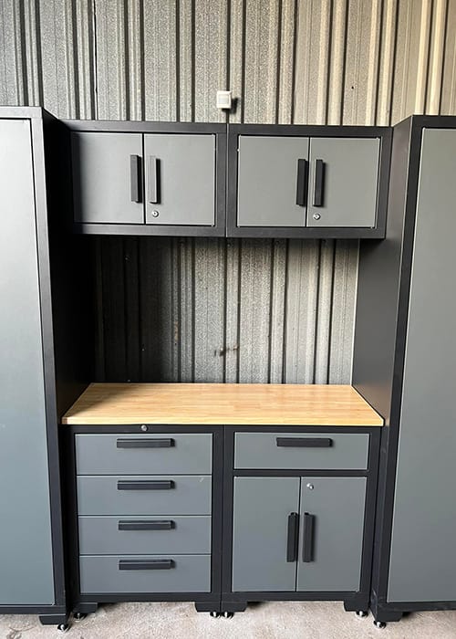 Garage Storage Bench