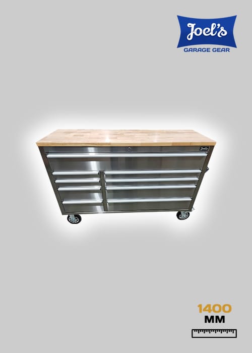 55″ Stainless Workbench Tool Trolley