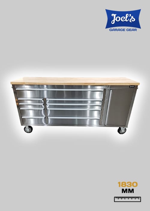 72″ Stainless Workbench Tool Trolley