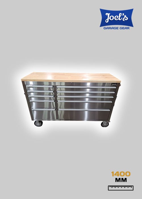55″ Stainless Workbench Tool Trolley