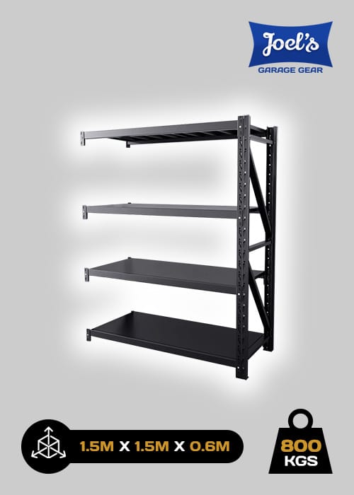 Steel Garage Shelving (Add On) – 1.5m x 1.5m x 0.6m