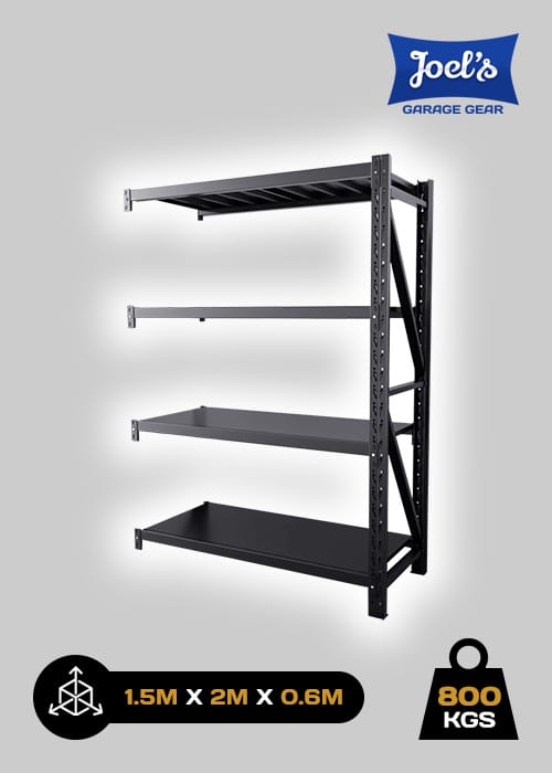 Steel Garage Shelving (Add On) – 1.5m x 2m x 0.6m