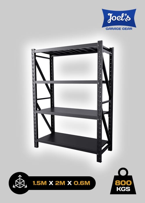 Steel Garage Shelving – 1.5m x 2m x 0.6m