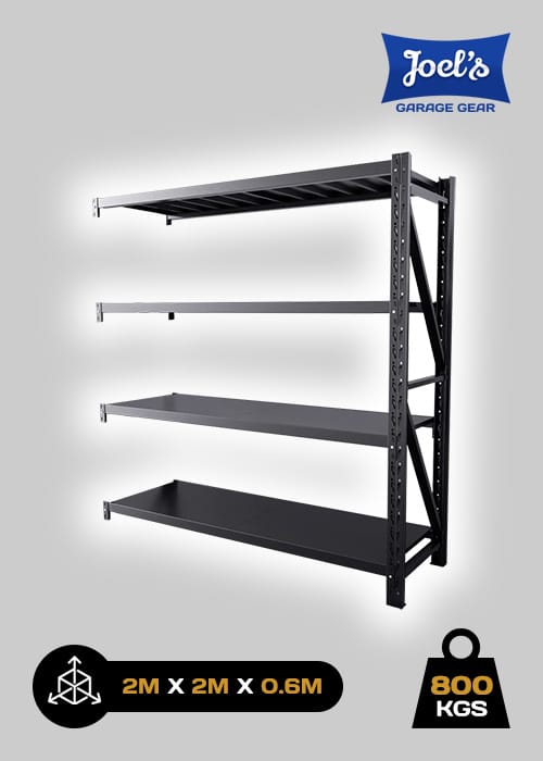 Steel Garage Shelving (Add On) – 2m x 2m x 0.6m
