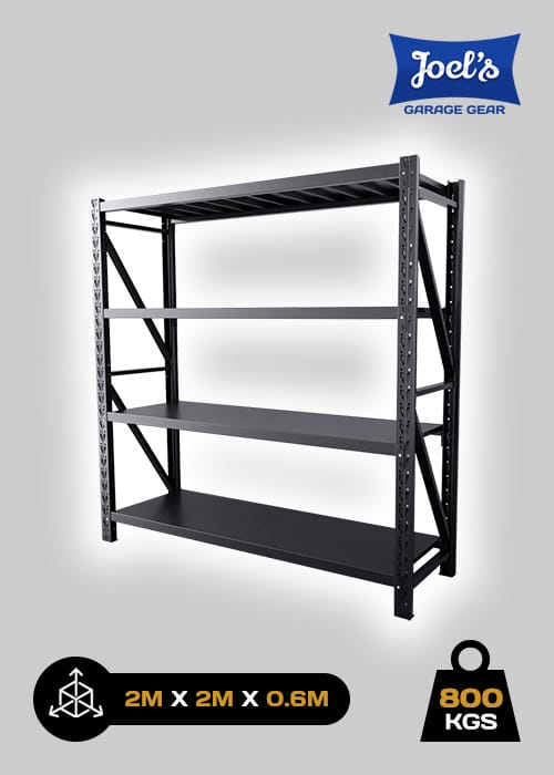 Steel Garage Shelving – 2m x 2m x 0.6m