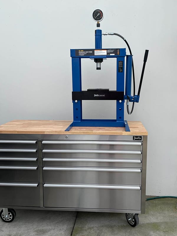 10 Ton Benchtop Hydraulic Press