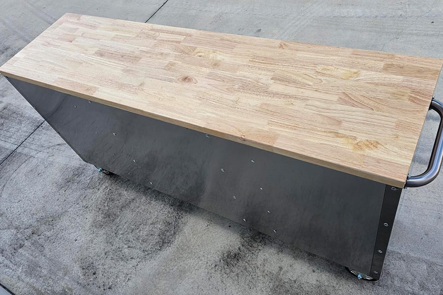 72″ Stainless Workbench Tool Trolley