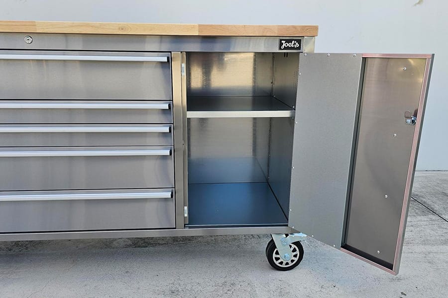 72″ Stainless Workbench Tool Trolley