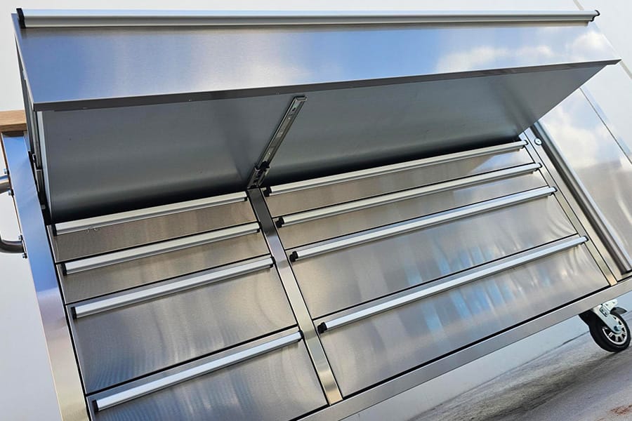 72″ Stainless Workbench Tool Trolley