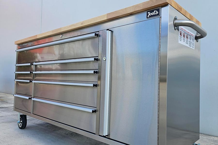 72″ Stainless Workbench Tool Trolley