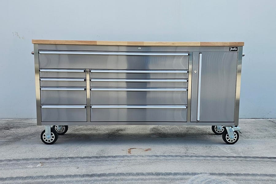 72″ Stainless Workbench Tool Trolley