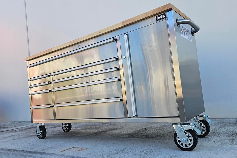 72″ Stainless Workbench Tool Trolley