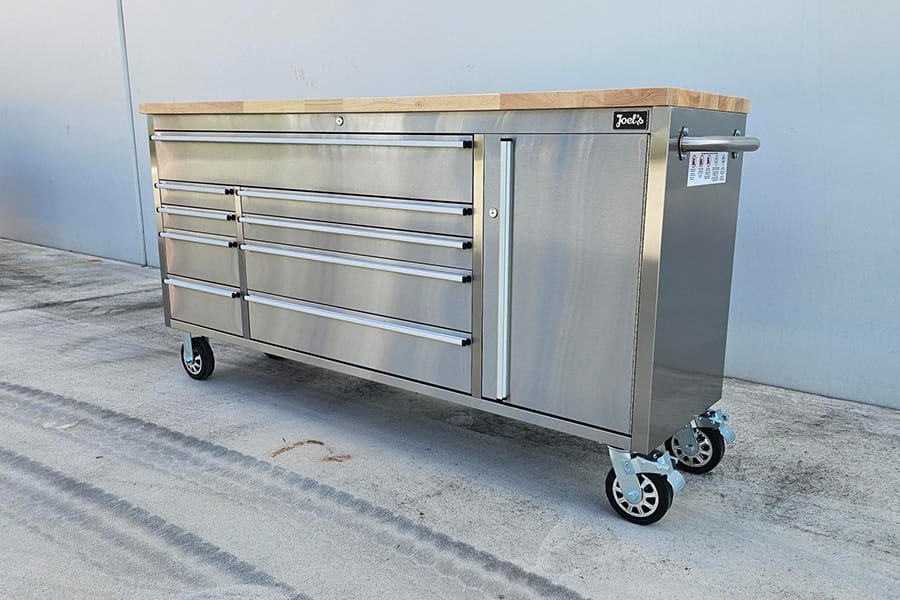 72″ Stainless Workbench Tool Trolley