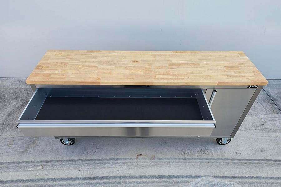 72″ Stainless Workbench Tool Trolley