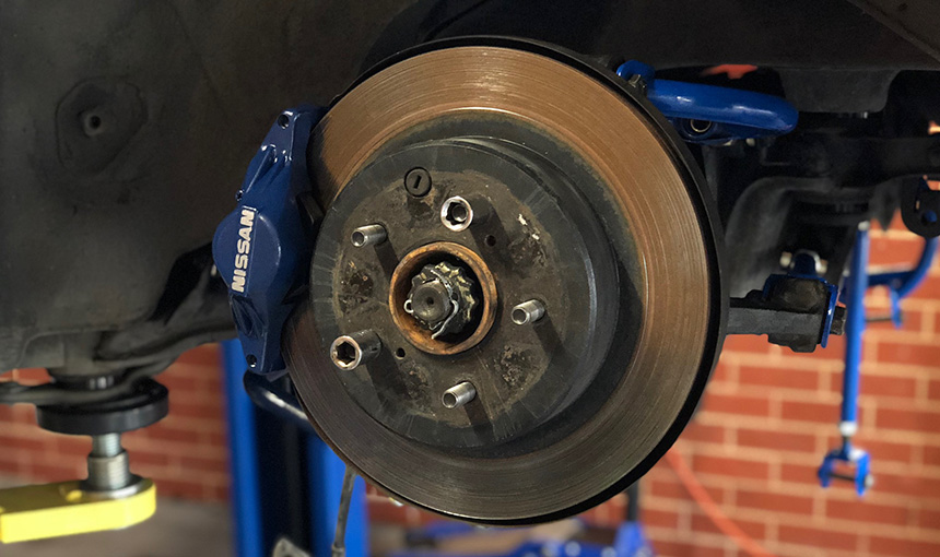 R33 rear brakes on an S13