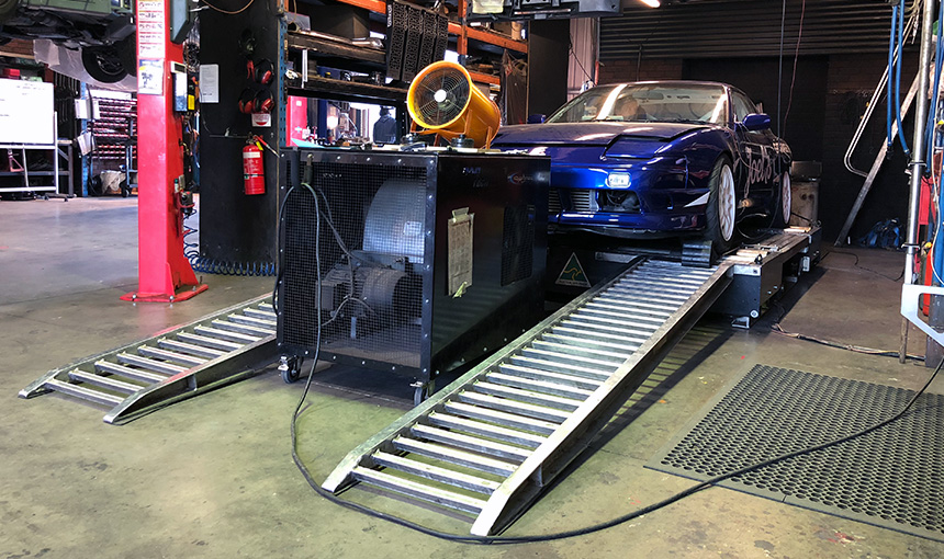 180sx on Websters Dyno